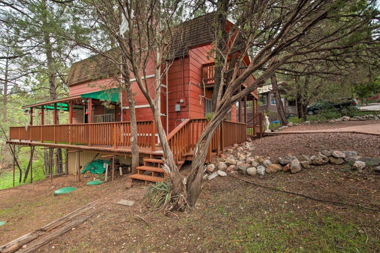 Ruidoso Cabin With Deck And Grill Less Than 3 Mi To Race Track Villa Esterno foto