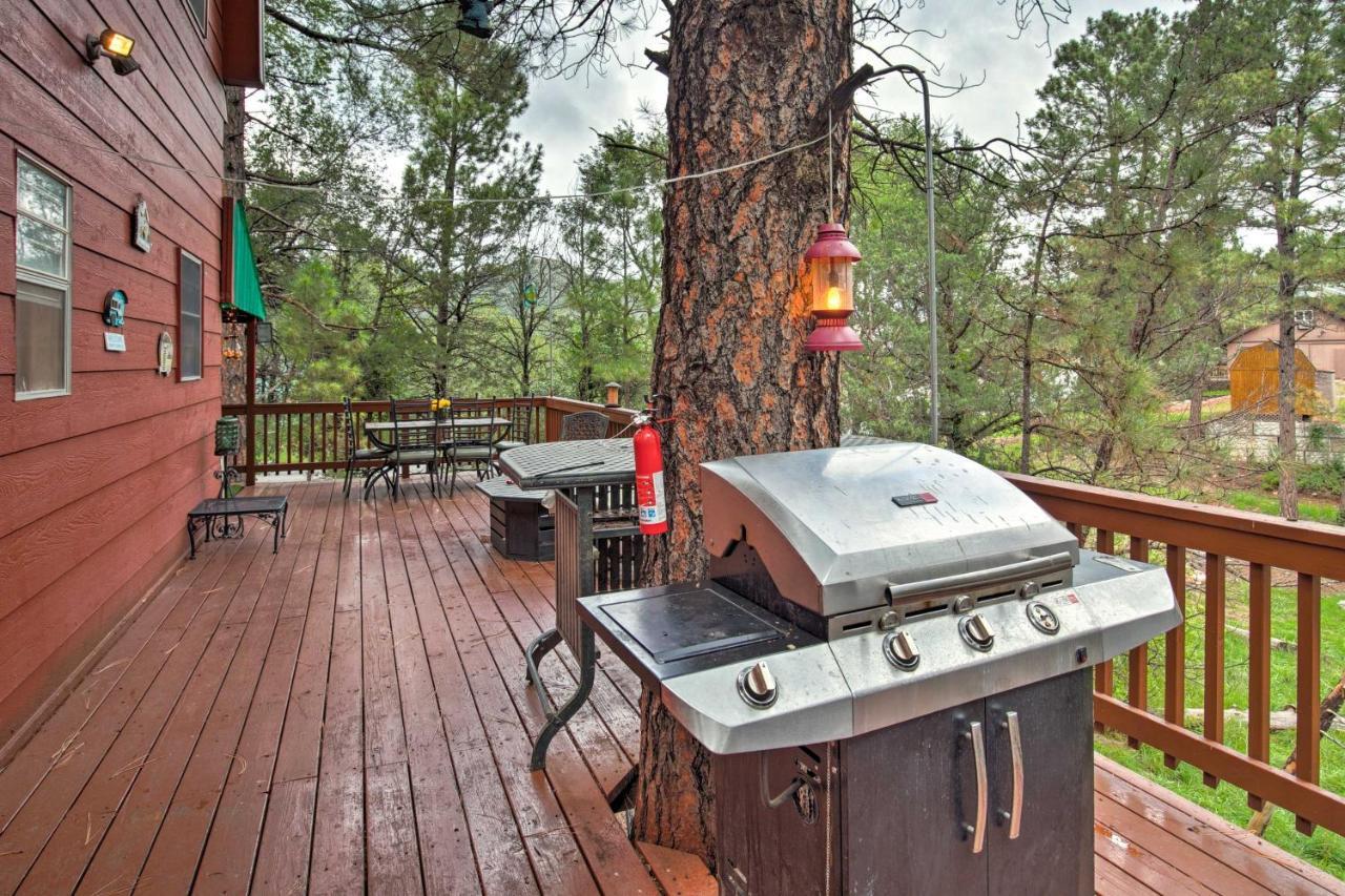 Ruidoso Cabin With Deck And Grill Less Than 3 Mi To Race Track Villa Esterno foto